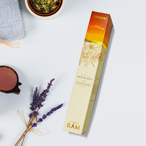 Aesthetic mockup of Sita Janki incense stick by the House of Ram Aesthetic mockup of Sita Janki incense stick by the House of Ram