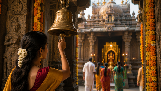 Why Do We Ring Bells Before Entering a Temple?