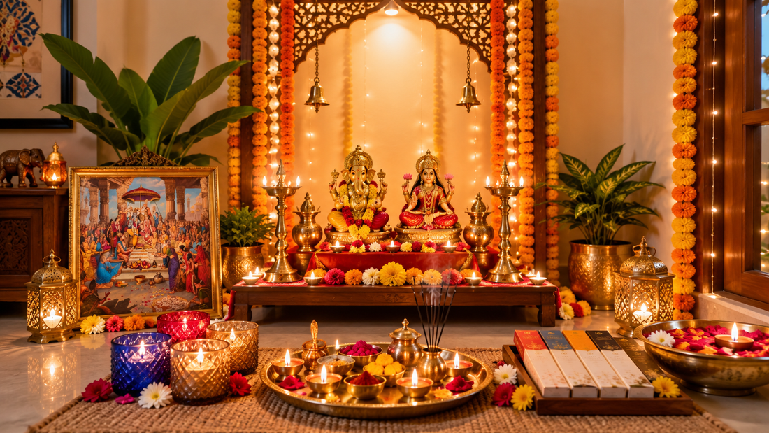 How to Create a Diwali Puja Corner at Home