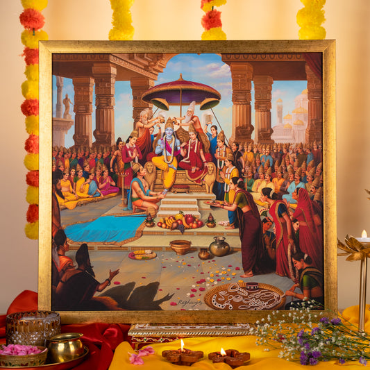 Shri Ram Abhishek by Raghu Vyas