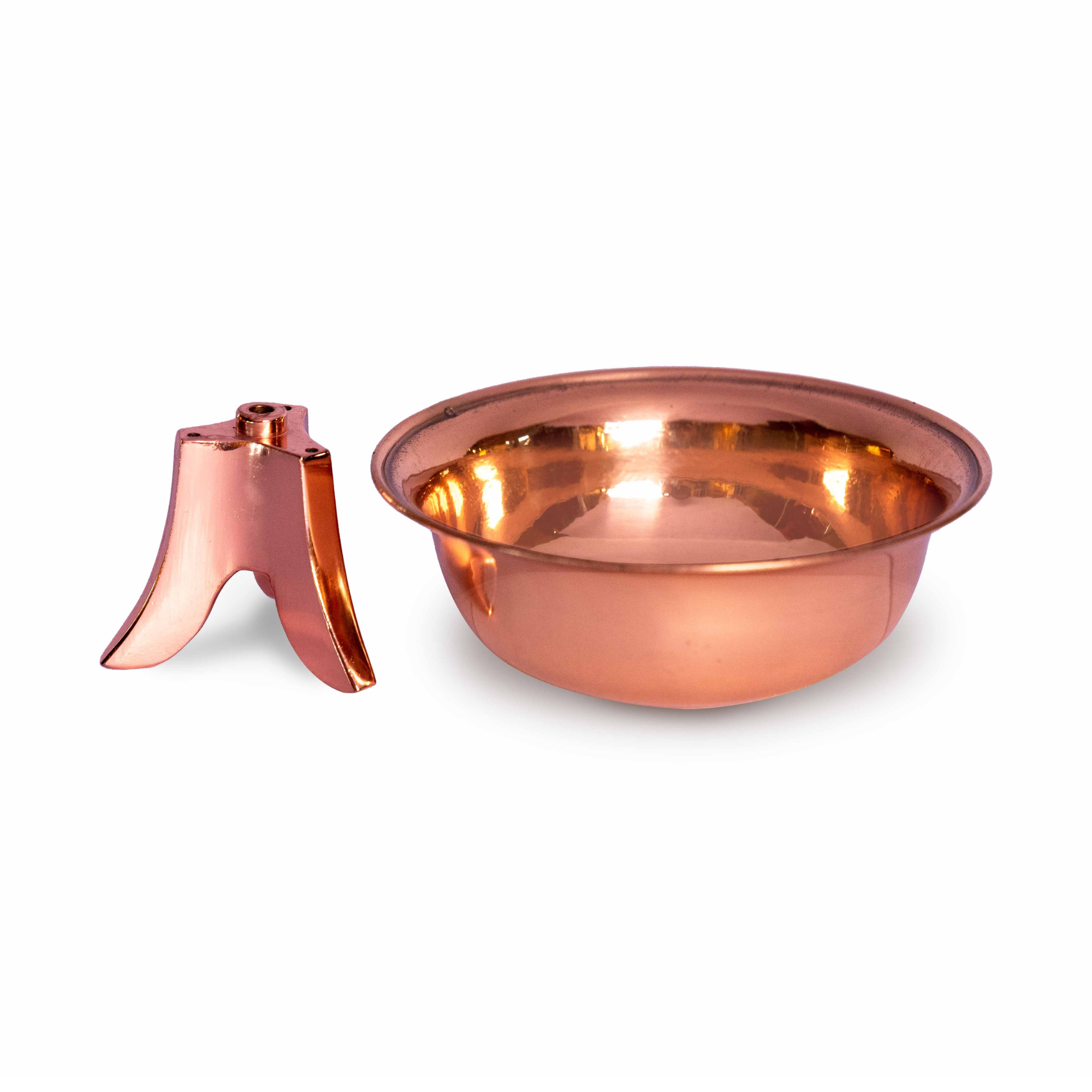 Image of Premium 3 Way Copper Puja Bowl