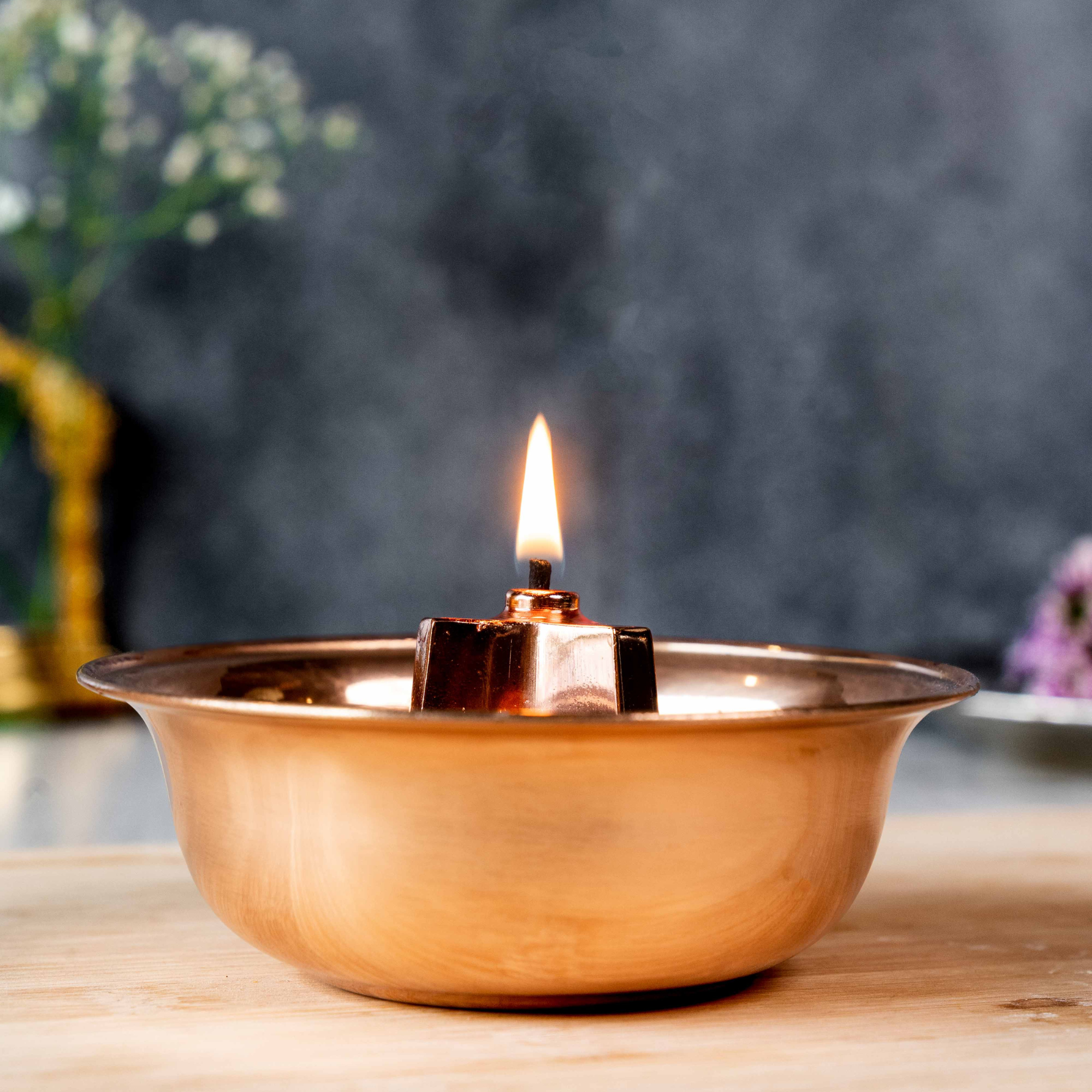 Image of 3 Way Premium Brass Puja Bowl by The House of Ram