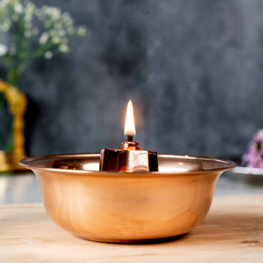 Picture of 3 Way Premium Brass Puja Bowl by The House of Ram